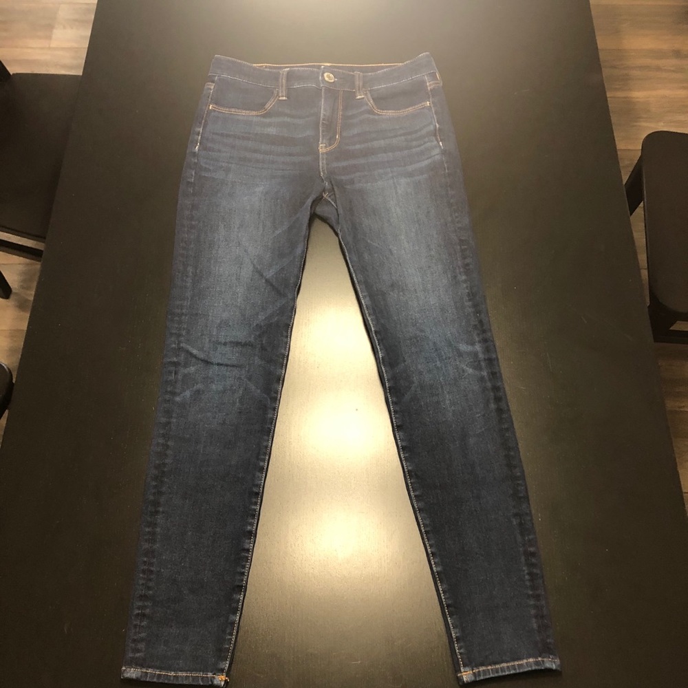 Dark wash dream jean jeggings from American Eagle